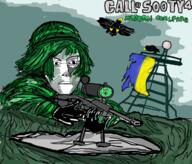 bird call_of_duty chernobyl grass modern_warfare rifle scope sniper soyjak ukraine variant:cobson variant:jasonjak video_game // 1232x1050 // 157.7KB