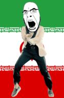 angry animated country dance flag gangnam_style glasses iran open_mouth soyjak stubble variant:cobson // 300x460 // 504.0KB