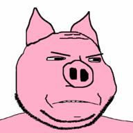 angry animal animated ear glasses open_mouth pig pink_skin soyjak stubble subvariant:massjak subvariant:wholesome_soyjak ukraine variant:gapejak // 600x600 // 19.5KB
