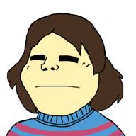 brown_hair child closed_mouth clothes frisk girl hair subvariant:soylita sweater undertale variant:gapejak video_game white_skin // 789x789 // 9.5KB