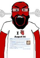 527 1798 1818 1819 1949 1971 1984 angry arm august august_1 auto_generated beard clothes country glasses open_mouth red soyjak steam subvariant:science_lover text variant:markiplier_soyjak wikipedia // 1440x2096 // 625.4KB