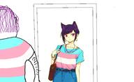mirror purple_hair tranny transgender_flag variant:unknown // 2472x1520 // 511.7KB