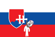 flag hanging slovakia soyjak tranny variant:gapejak_front // 1200x800 // 78.3KB