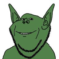 ear green green_skin orc smile soyjak stubble variant:impish_soyak_ears // 800x800 // 77.9KB