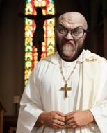 angry christianity church clenched_teeth cross glasses realistic stubble variant:feraljak // 768x960 // 1.2MB