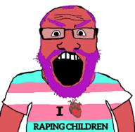 heart i_love pedophile purple_beard purple_eyebrows purple_hair rape subvariant:science_lover text_to_speech tranny variant:markiplier_soyjak // 800x789 // 41.0KB