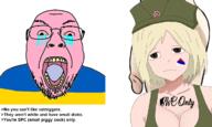 angry anime azov_battalion beard big_breasts blond bloodshot_eyes bwc clothes crying flag glasses hat marichka nsfw open_mouth penis pink_skin queen_of_spades russia russo_ukrainian_war smug soyjak stubble tattoo text ukraine variant:bernd white_skin yellow_teeth // 1200x717 // 443.9KB