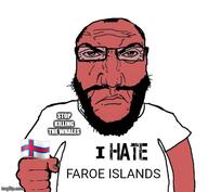 angry animal_abuse anti_faroe balding beard closed_mouth clothes faroe_islands fist flag:faroe_islands glasses hair i_hate imgflip punisher_face red_skin soyjak subvariant:science_lover text tshirt variant:markiplier_soyjak whale // 543x500 // 45.8KB