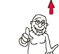arrow bald fat glasses happy looking_at_you pointing pointing_at_viewer stubble template variant:truthjak // 468x432 // 10.3KB