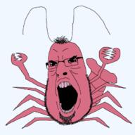 angry animal crab glasses hair meta:tagme open_mouth stubble subvariant:hairson variant:cobson // 255x255 // 30.5KB