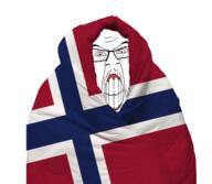 animated blanket clenched_teeth comfy country flag glasses mustache norway red soyjak stubble variant:feraljak // 542x472 // 1.2MB
