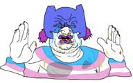 angry crying discord fat hand mucus open_mouth purple_hair stain stubble tranny variant:heelvsjak // 1176x735 // 40.0KB