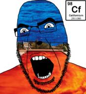 angry california californium chemistry element glasses irl open_mouth red_hot_chili_peppers soyjak stubble text united_states variant:cobson // 721x789 // 531.7KB