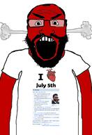 1321 1841 1944 1946 1968 1973 2009 2013 2021 angry arm auto_generated beard clothes country glasses july july_5 open_mouth red soyjak steam subvariant:science_lover text variant:markiplier_soyjak wikipedia // 1440x2096 // 618.4KB