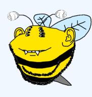 3soyjaks animal antenna bee bug ear no_nose smile soyjak stubble subvariant:impish_bee subvariant:wholesome_soyjak variant:gapejak variant:impish_soyak_ears wing // 403x425 // 58.3KB