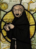 christianity glasses irl_background monk philosophy soyjak stubble variant:feraljak william_of_ockham // 271x361 // 192.1KB