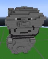 april_fools_build_competition dancing_swede ear minecraft smile soyjak stone variant:impish_soyak_ears video_game // 246x302 // 64.1KB