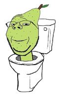 green_skin pear skibidi_toilet subvariant:wholesome_soyjak variant:gapejak // 452x680 // 32.9KB