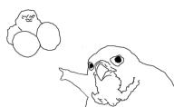 arm beak bird closed_mouth egg pointing redraw soyjak variant:two_pointing_soyjaks // 544x335 // 34.1KB