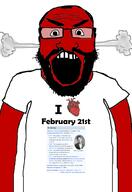 1437 1609 1828 1860 1866 1929 1952 1986 2023 angry arm auto_generated beard clothes country february february_21 glasses open_mouth red soyjak steam subvariant:science_lover text variant:markiplier_soyjak wikipedia // 1440x2096 // 602.3KB