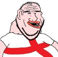 amerimutt balding clothes england fat norf_fc obese pink_skin stubble tshirt united_kingdom variant:impish_soyak_ears // 894x886 // 281.7KB