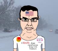 bant_(4chan) china chinese_text clothes computer flag glasses hair heart int_(4chan) irl_background text tshirt united_states variant:chudjak winter // 810x720 // 296.7KB