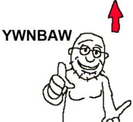 arrow bald fat glasses happy looking_at_you pointing pointing_at_viewer stubble variant:truthjak ywnbaw // 468x432 // 8.5KB