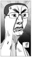 anger_mark angry glasses hair manga question_mark soyjak variant:chudjak // 600x1036 // 403.8KB