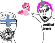 acne calamity_(terraria_mod) drool fabsol glasses hair heart_eyes pink_hair pointing pony stubble terraria variant:two_pointing_soyjaks yellow_teeth // 1125x888 // 200.2KB