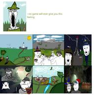 are_you_soying_what_im_soying castle cave dungeons_and_dragons elden_ring glasses greentext hairy knight mountain multiple_soyjaks nas open_mouth outside pointing soyjak stubble sun variant:a24_slowburn_soyjak variant:fingerboy variant:impish_soyak_ears variant:markiplier_soyjak video_game western_rpg wizard // 1429x1439 // 1.1MB