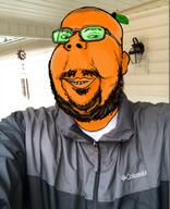 edit fat froot glasses grey_shirt happy jacket orange_skin plant real_life realistic smile subvariant:wholesome_soyjak trailer_house variant:gapejak white_teeth wings_of_redemption // 636x784 // 526.0KB