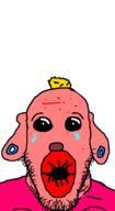 crying dog ear earring ftm hair pooner red_skin soyjak stubble tranny variant:markiplier_soyjak yellow_hair // 600x1100 // 32.4KB