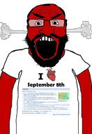 angry arm auto_generated beard clothes country glasses open_mouth red september september_8 soyjak steam subvariant:science_lover text variant:markiplier_soyjak wikipedia // 1440x2096 // 636.8KB