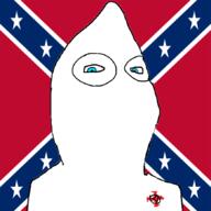 blue_eyes christianity confederate cross flag hood kkk looking_at_you no_mouth soylite subvariant:soylita variant:gapejak white_supremacist // 870x870 // 107.4KB