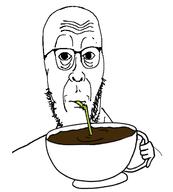 coffee glasses sip sipping_coffee stephen_colbert straw stubble variant:Cobbert // 571x632 // 50.3KB