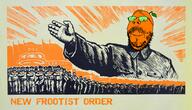 china communism communist_party_of_china froot froot_(user) mao_zedong new_world_order orange_skin poster propaganda text variant:gapejak // 1781x1025 // 3.7MB