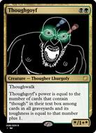 angry arm black_skin card glasses glowing glowing_eyes inverted magic_the_gathering mtg nipple open_mouth soyjak stubble text thougher variant:angry_soyjak // 375x523 // 196.3KB