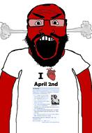 1513 1647 1891 1911 1946 1968 1982 2006 2015 2023 angry april april_2 arm auto_generated beard clothes country glasses open_mouth red soyjak steam subvariant:science_lover text variant:markiplier_soyjak wikipedia // 1440x2096 // 621.8KB