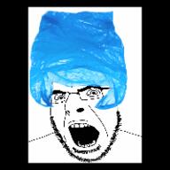 3dgifmaker angry animated bag clothes glasses hat open_mouth soyjak stubble variant:cobson // 200x200 // 304.0KB