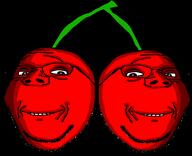 2soyjaks cherry food fruit glasses ominous smile stubble subvariant:wholesome_soyjak variant:gapejak // 948x772 // 69.3KB