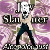 album_cover alcohol alcoholocaust angry animated antisemitism band beer can cigarette clothes dance gangnam_style glasses jew_slaughter music nazism open_mouth punk rac soyjak stubble suit variant:cobson video // 720x720, 24.2s // 23.6MB