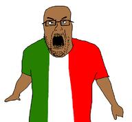 angry brown_skin chris-chan flag italy mustache open_mouth stubble variant:cwcjak yellow_teeth // 800x743 // 25.0KB