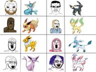 balding black_skin blush choker closed_mouth clothes coomer crazed dress eevee eeveelution espeon female femjak flag flareon glaceon glasses hair hand johto jolteon kalos kanto leafeon looking_down makeup multiple_soyjaks mustache necklace open_mouth pink_hair pointing pointing_at_viewer pokemon purple_hair sinnoh soyjak stubble subvariant:chudjak_front sundress sylveon trad trad_wife tranny umbreon vaporeon variant:a24_slowburn_soyjak variant:chudjak variant:soyak wojak yellow_hair // 1000x750 // 372.9KB