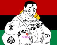 bnwo buff chastity_cage flag:pan-african gay i_love lock mge queen_of_spades sissy soldier_(tf2) variant:chudjak // 1691x1342 // 412.2KB