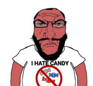 angry beard candy glasses i_hate punisher_face red_skin soyjak subvariant:science_lover variant:markiplier_soyjak // 1016x934 // 450.0KB