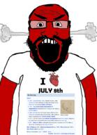 900 1709 1776 1948 1950 1953 2014 2021 angry arm beard clothes country glasses july july_8 open_mouth red soyjak steam subvariant:science_lover text variant:markiplier_soyjak wikipedia // 1440x1984 // 784.2KB