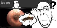 blood bug cockroach confused crying ear ear_removal glasses meta:tagme roach scissors search_engine smile thought_bubble turk variant:cobson variant:soyak youtube // 1795x902 // 439.6KB