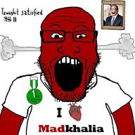 angry award beard clothes egypt glasses i_love islam muslims open_mouth red_skin soyjak tshirt variant:markiplier_soyjak // 1000x1000 // 334.7KB