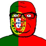 closed_mouth country flag glasses green portugal red serious soyjak stubble variant:seriousjak // 850x848 // 46.6KB