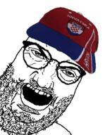 cap clothes country croat flag glasses hat open_mouth punisher_face soyjak stubble variant:its_out_get_in_here // 550x710 // 218.6KB